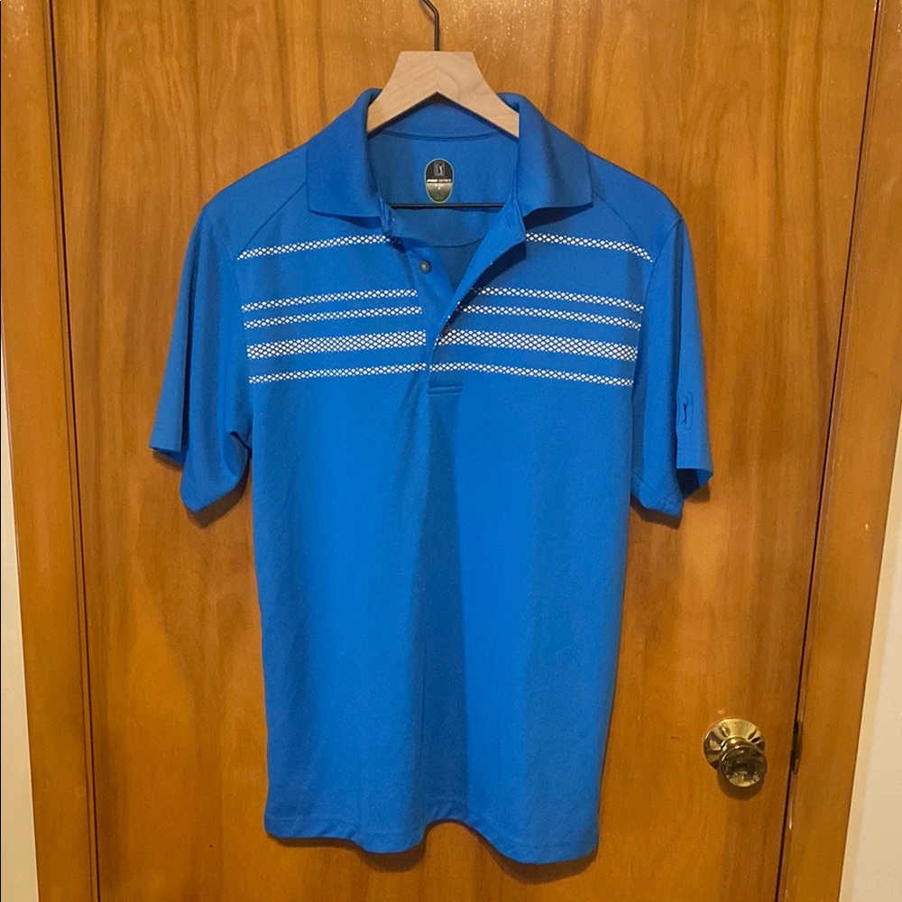 PGA Tour Vibrant Blue Polo Shirt